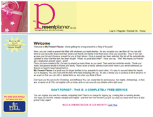 Tablet Screenshot of mypresentplanner.co.uk